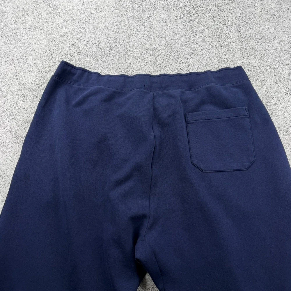 Polo Ralph Lauren Sweatpants Mens 4XB Big Navy Blue Double Knit Logo Jogger Pant
